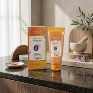 Kashmiri Saffron Sunscreen – Natural Broad-Spectrum Sun Protection | SPF Formula